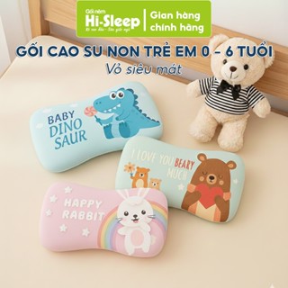 Gối cao su non trẻ em HI-SLEEP - Giúp phát triển chiều cao cho bé từ 0 - 6 tuổi, tạo giấc ngủ ngon