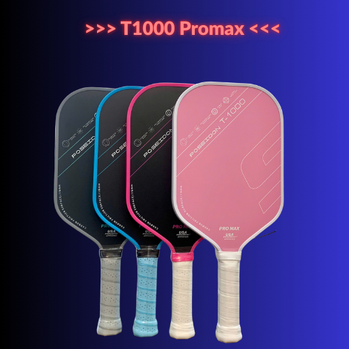 ( Hỏa Tốc ) Vợt Pickleball T1000 Pro Max hồng pastel hiện đại cá tính tự tin