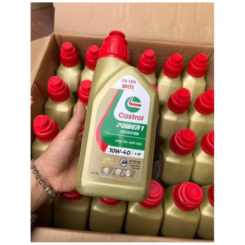 Dầu máy CASTRO xe ga và xe số 800ml