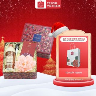  Hộp quà tặng Sữa tắm Tesori d' Oriente 500ml kèm túi thiệp phiên bản 2025 vỏ thiếc 