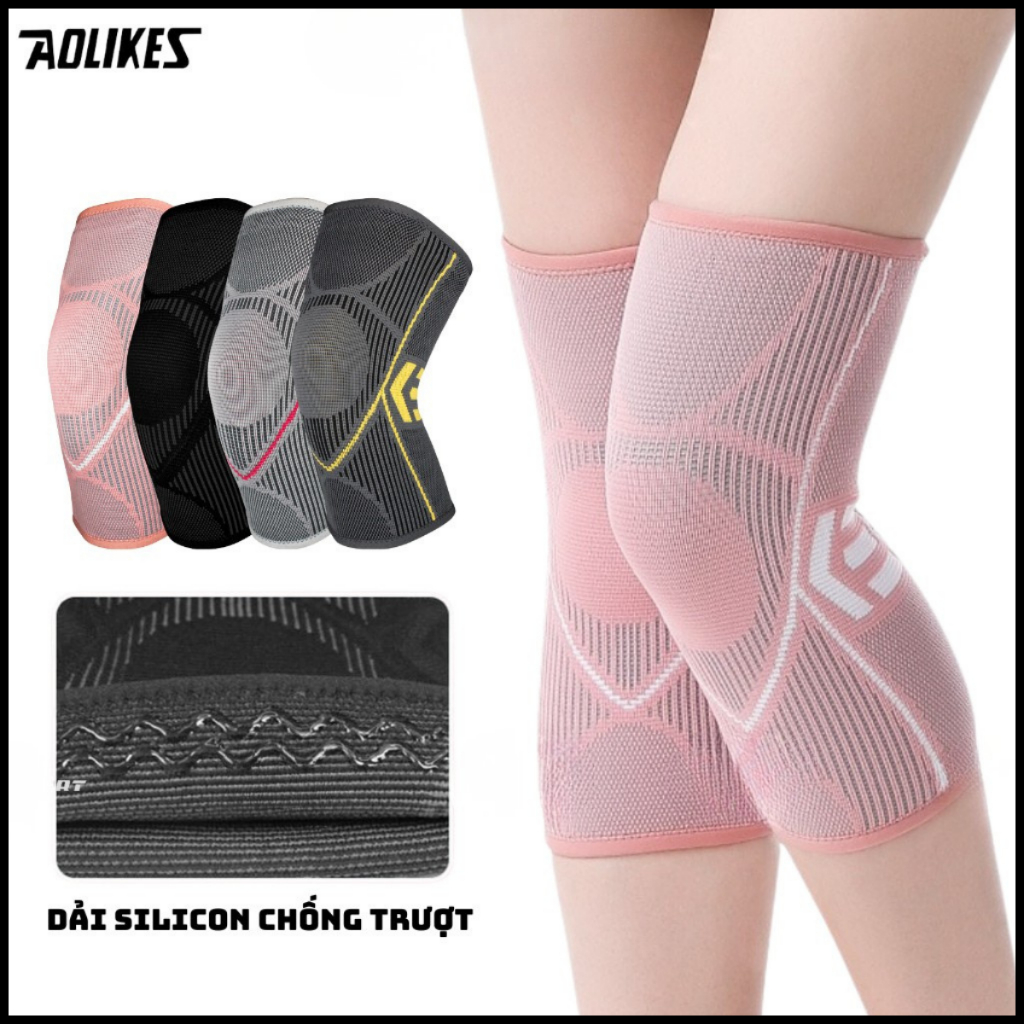 Băng Đầu Gối Aolikes 7728 - Hỗ trợ bảo vệ đầu và khớp gối chơi thể thao, Tập Gym, Chạy bộ, Nhảy Múa