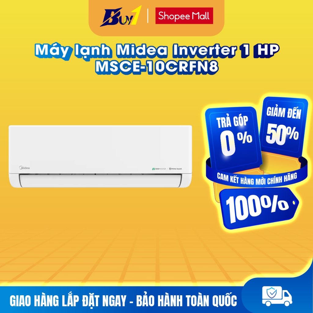 MSCE-10CRFN8 - Máy lạnh Midea Inverter 1 HP MSCE-10CRFN8 - Hàng chính hãng