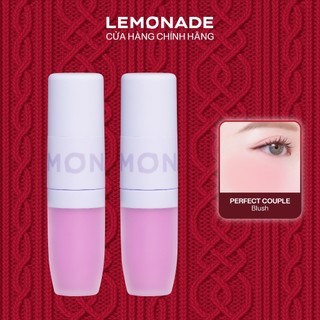  Combo 02 Má kem mịn lì thuần chay Lemonade Perfect Couple Blush  8.5gx2  