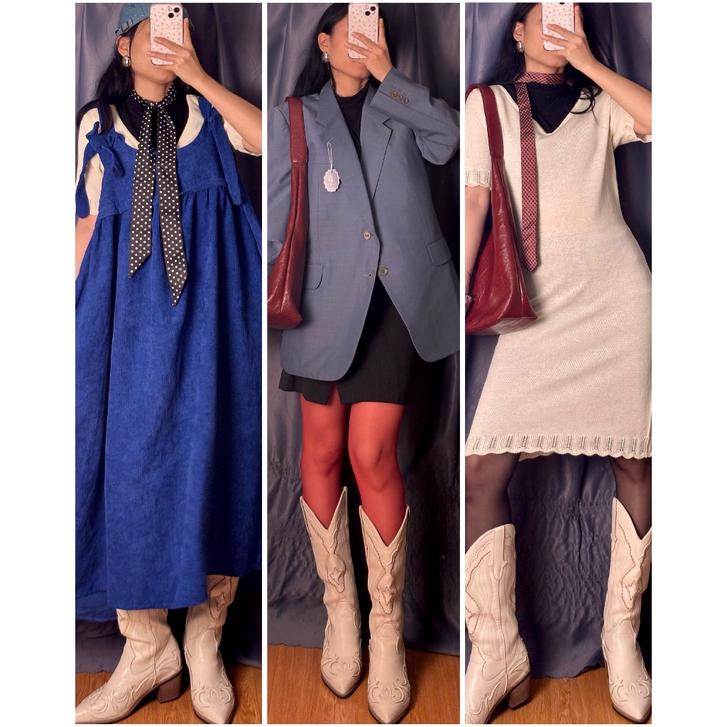 APRIL6 CLOTHING - Đầm váy 2hand mix and macth nhiều chi tiết, có tách lẻ, đa phong cách, ins: april6
