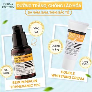 Combo dưỡng sáng da, mờ thâm,nám, tàn nhang Derma Factory