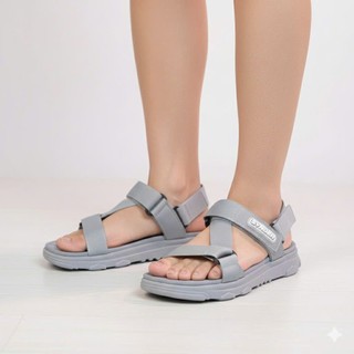  Dép Sandal Nam Nữ SYNDER Xám Full SD1 Đi Học Đế Cao - Dép Xăng Đan Dép Quai Hậu Nam Nữ    TẶNG CHAI VS GIÀY   