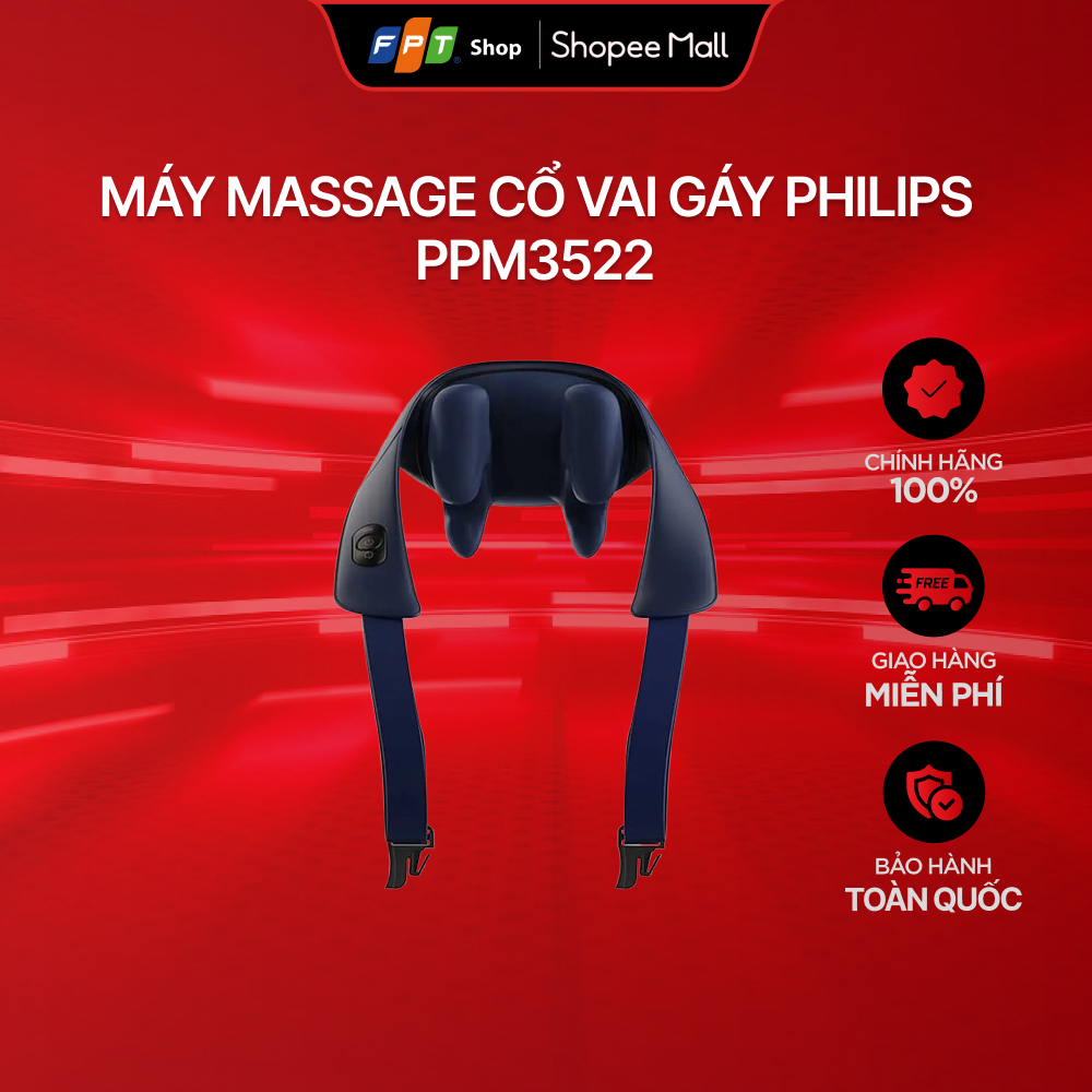 [Chỉ GH tận nơi] Máy Massage cổ vai gáy Philips PPM3522
