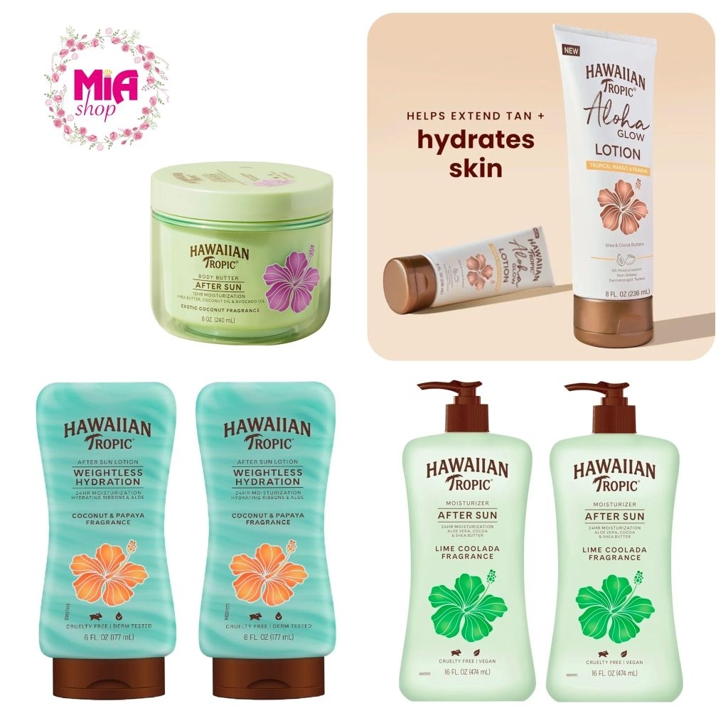 Kem phục hồi da sau nắng Hawaiian Tropic Silk Hydration After Sun Lotion