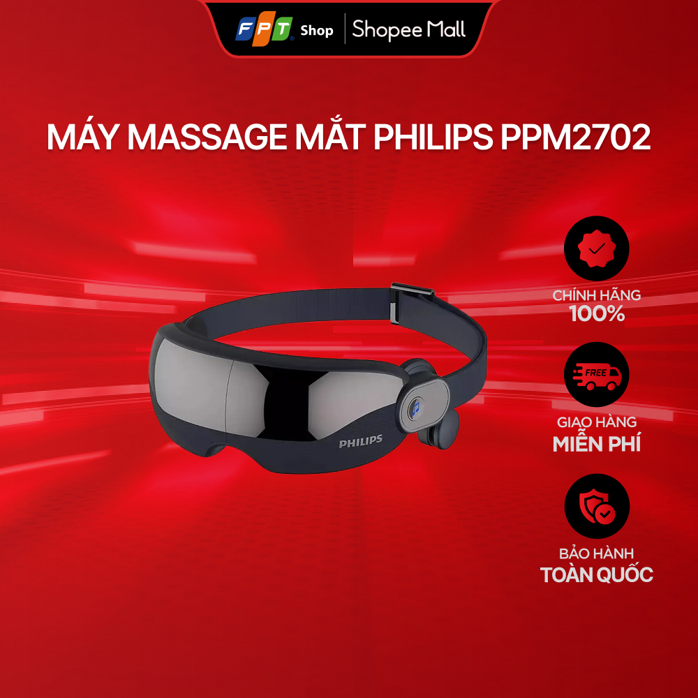 [Chỉ GH tận nơi] Máy massage mắt Philips PPM2702