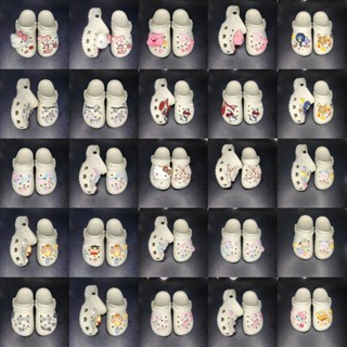  Dép Quai Hậu kèm Cham Trang Trí Sticker Cute Nhiều Mẫu Hot Trend Êm Chân Hỗ Trợ Đổi Size 