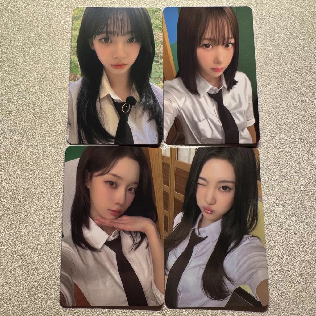 Set card ảnh unoff aespa Karina, Winter, Giselle, Ningning - Dirty Work + Rich Man