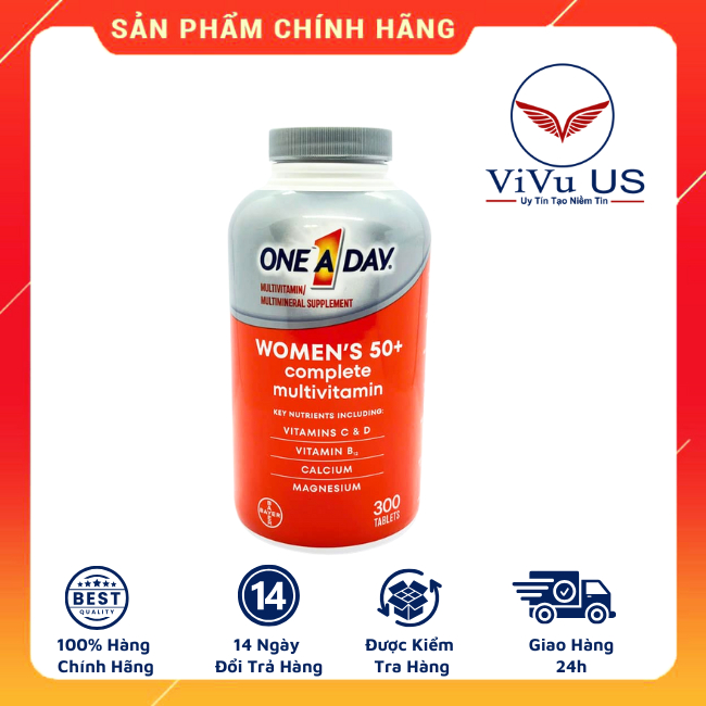 Viên uống vitamin tổng hợp cho nữ one a day women's multivitamin Healthy Care 300 viên (HSD 1/2027)