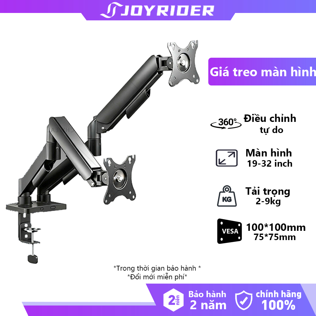 Giá treo màn hình 17-34" inch Xoay 360° linh hoạt - Tăng hiệu suất làm việc - Bàn làm việc gọn gàng