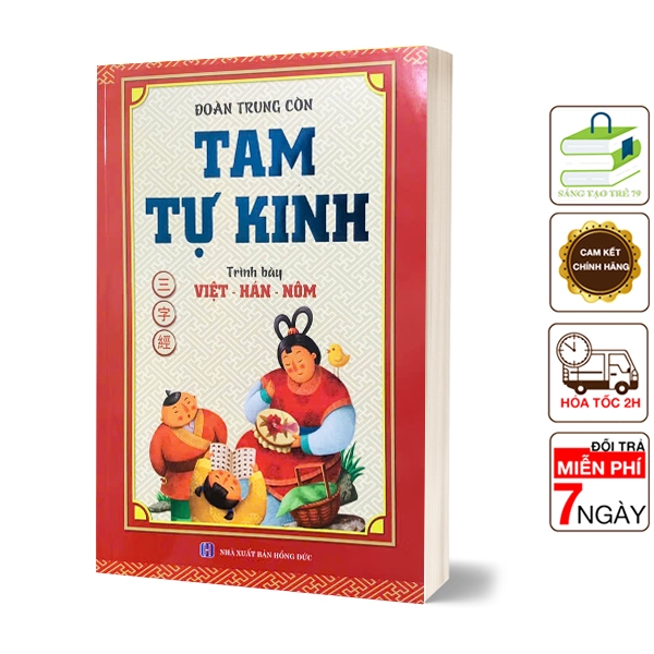 Sách - Tam Tự Kinh ( Trình Bày: Việt - Hán - Nôm )