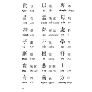 Sách - Tam Tự Kinh ( Trình Bày: Việt - Hán - Nôm )