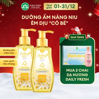  Combo 2 chai dung dịch vệ sinh Dạ Hương Daily Fresh Moisture 145ml - Tăng cường thành phần DƯỠNG ẨM 