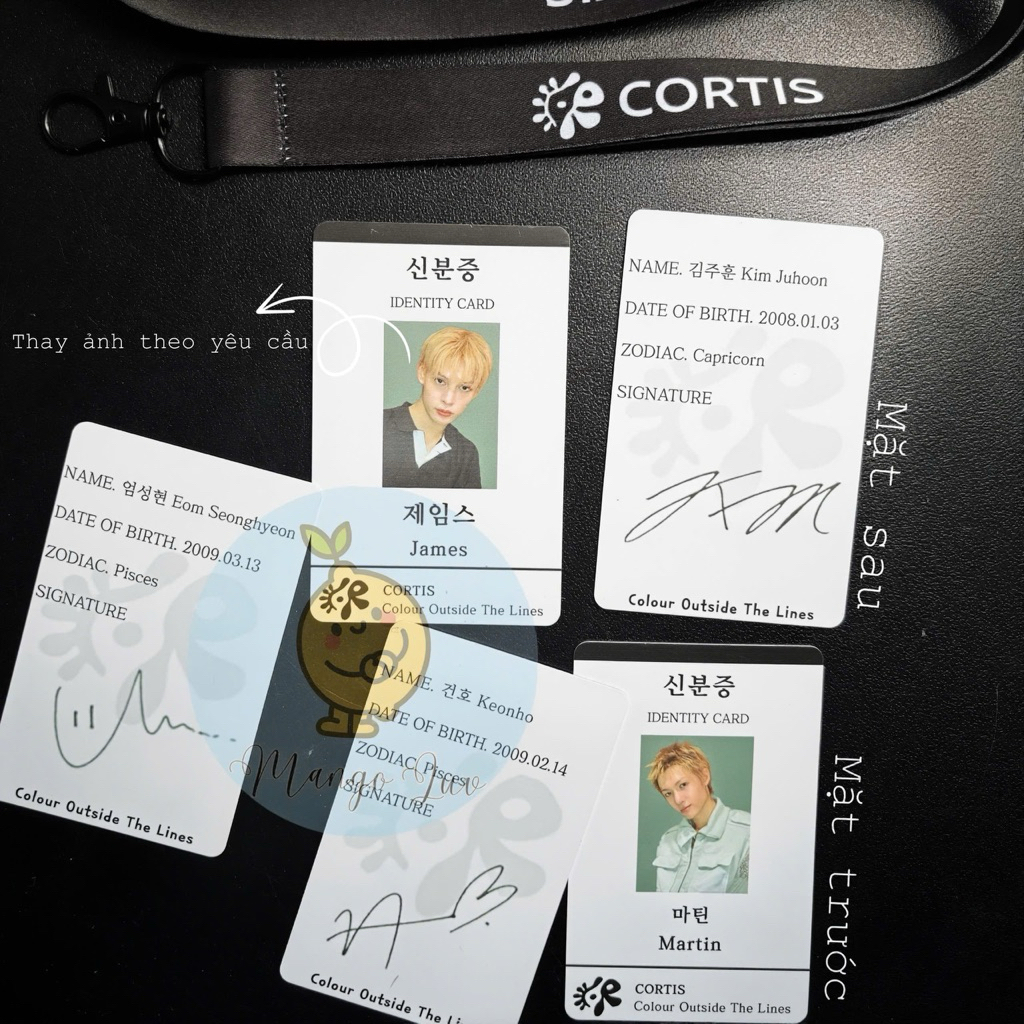 Card idol fanmade by Mango Luv | Cortis ver 2