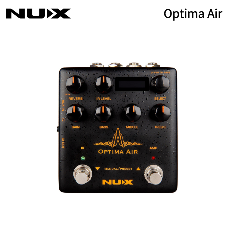 Pedal Mô Phỏng Guitar Thùng NUX Optima Air - Tạo & Nạp IR, XLR DI, USB Audio, Loop Hiệu Ứng