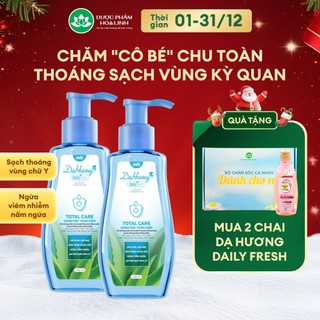  Combo 2 chai dung dịch vệ sinh Dạ Hương Daily Fresh Total Care 145ml - Giúp CHĂM SÓC TOÀN DIỆN 