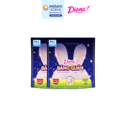 [MKB Gift] Bộ 2 Diana Băng Quần Comfy Night size M-L 2 chiếc/gói