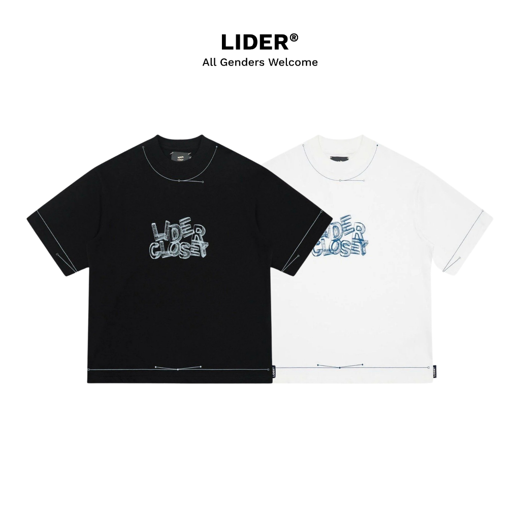 Áo Thun Unisex Cổ Tròn LIDER CLOSET PATHWAY TEE