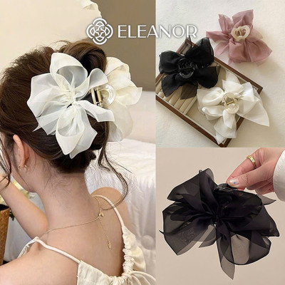 Kẹp tóc nữ Eleanor Accessories voan mây đa dạng màu sắc phụ kiện tóc kẹp tóc nơ tiểu thư 11021