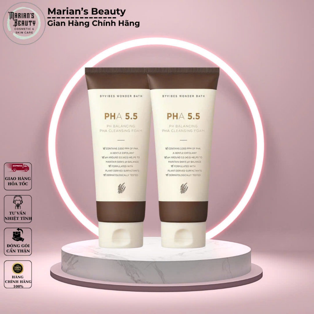 [CHÍNH HÃNG] Sữa Rửa Mặt PHA 5.5 pH Balancing Cleansing Foam - 130ml