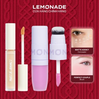  Combo Lemonade Má kem Perfect Couple Blush  8,5g  và Kem che khuyết điểm Matte Addict Concealer  3g  
