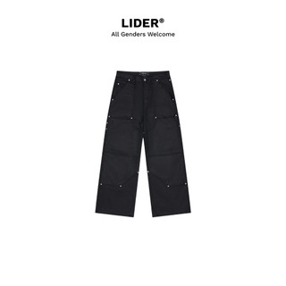  Quần Jeans Ống Rộng Unisex LIDER NIGHT REBEL PU JEANS 