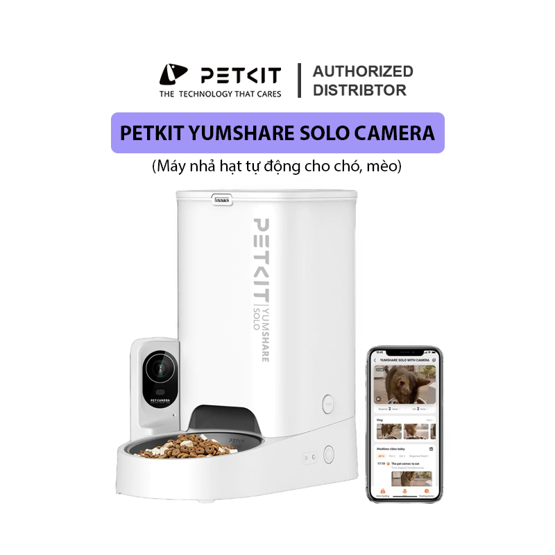Máy cho ăn tự động Petkit YUMSHARE SOLO CAMERA