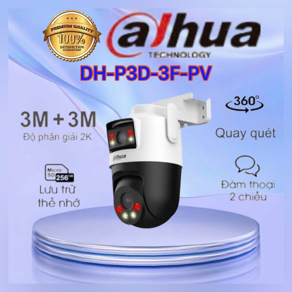 Camera Wifi DAHUA Picoo Dual D1 6MP (DH-P3D-3F-PV)