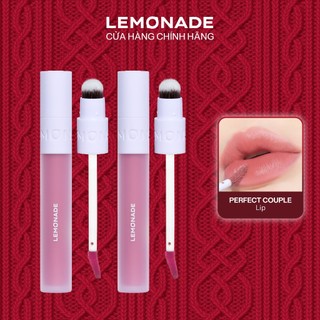  Combo 2 Son kem mịn lì thuần chay Lemonade Perfect Couple Lip 3.5g x 2 cây 