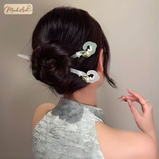 Trâm cài tóc cổ trang Trung Quốc, trâm cài tóc kiểu đơn giản hiện đại, đồ trang trí tóc có dây treo MINH ANH CLASSIC