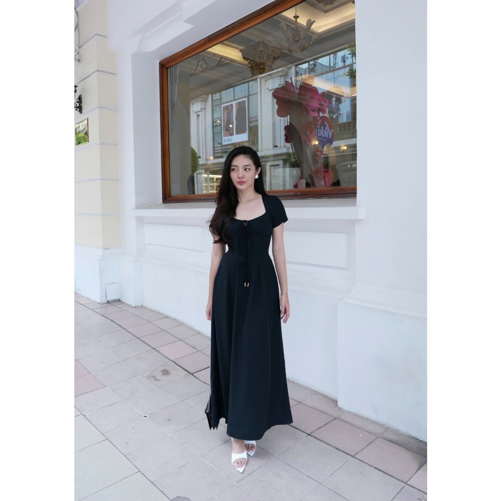 Bella Dress Beige/ Bella Dress Pink/ Bella Dress Black | Đầm cúp ngực có tay be/hồng/đen