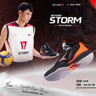  Giày Bóng Chuyền BEYONO STORM Cày Sân Bê Tông Kèm 2 quà 