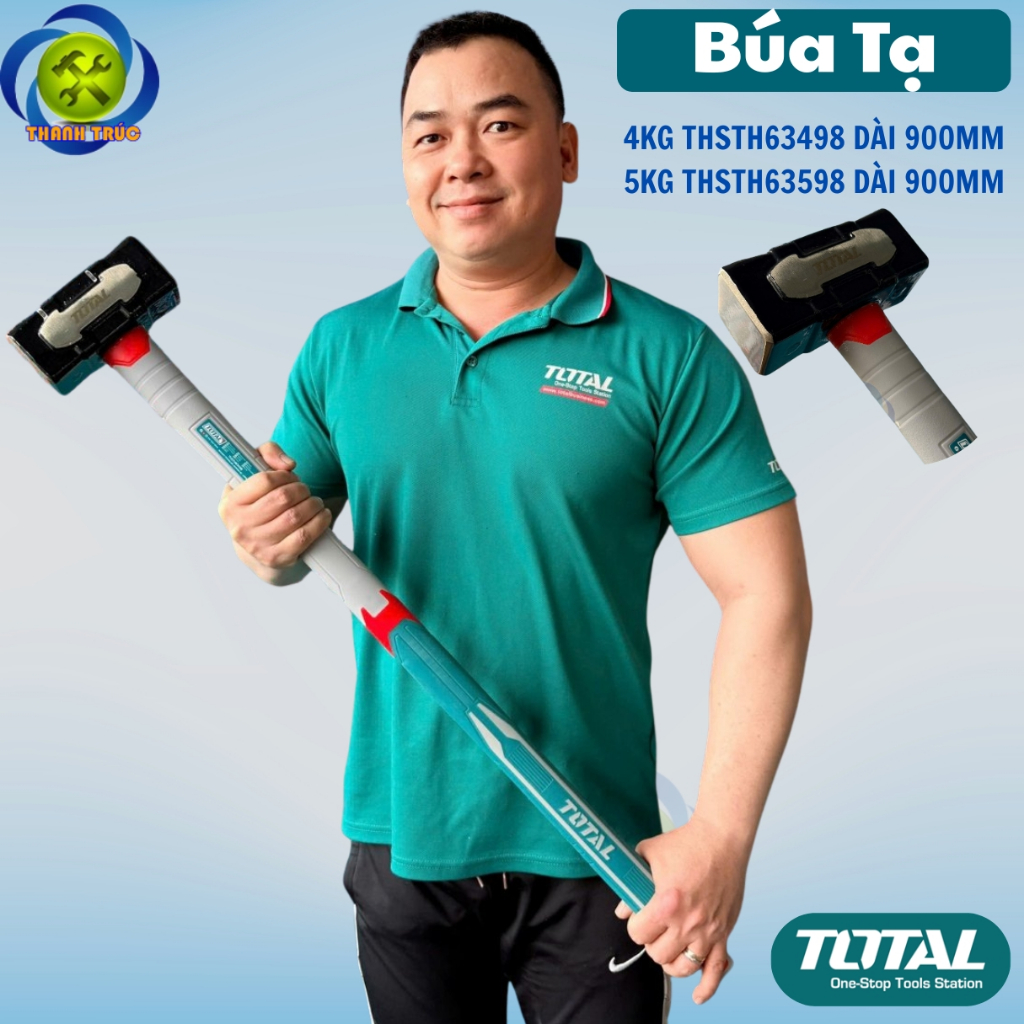 Búa tạ 4kg và 5kg Total dài 900mm