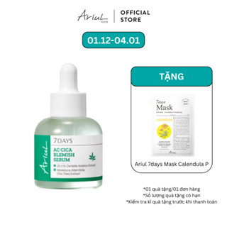   NEW  Tinh Chất Làm Dịu Da Và Ngăn Ngừa Mụn Ariul 7Days AC CICA Blemish Serum 20ml 