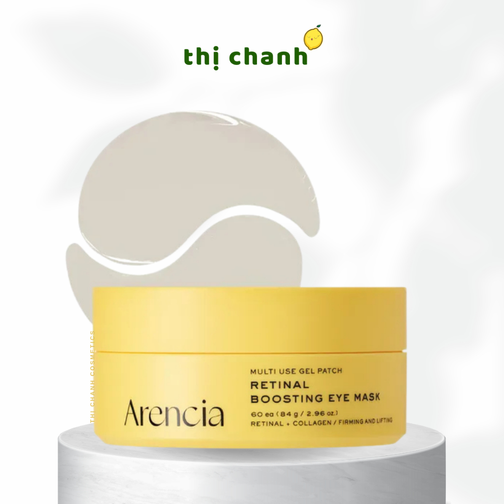 Mặt Nạ Mắt Cấp Ẩm, Giảm Nếp Nhăn ARENCIA Retinal Boosting Eye Mask - 60 Miếng