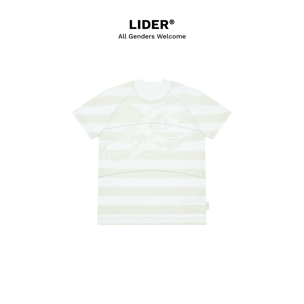 Áo Thun Tay Ngắn Unisex LIDER X NEXUS STRIPED TEE