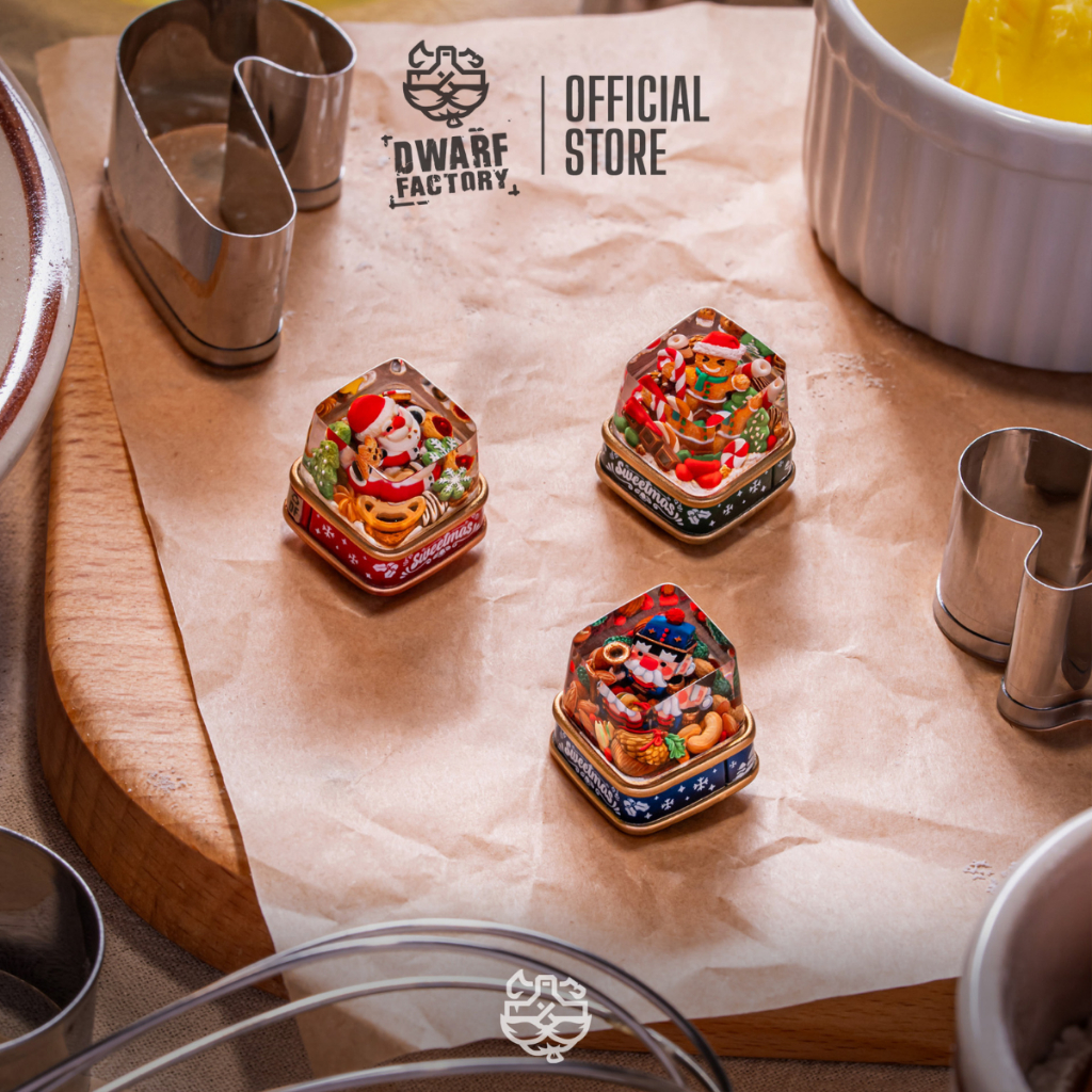 Nút Bàn Phím Cơ Sweetmas – Keycap Artisan Giáng Sinh – Limited Edition – Dwarf Factory