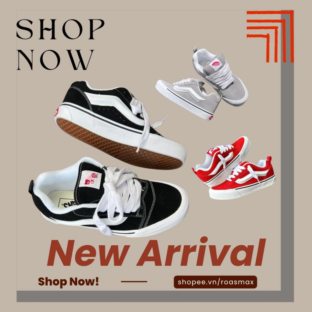 Giày Sneaker Va_Knu Nam Nữ, Giày Thể Thao Lưỡi Gà Béo Đủ Màu Đen Đỏ Xám Full Box