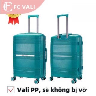  Vali Nhựa PP có độ đàn hồi cao ,va đập tốt ,không biến dạng.vali nhựa có kích thước 20 24 28 inch. 