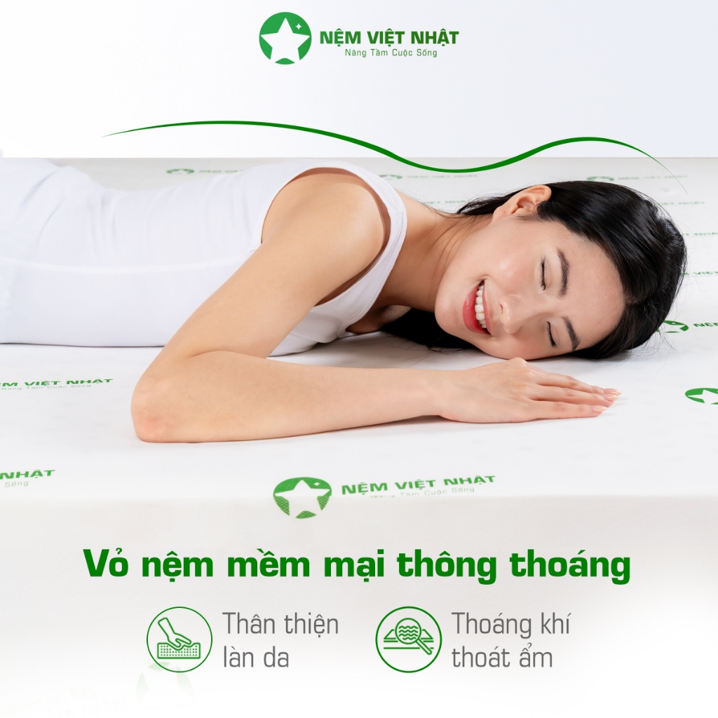 Nệm Foam Việt Nhật Sora - Hỗ Trợ Nâng Đỡ, Êm Ái Mềm Mại - Bảo Hành 10 Năm - Đầy Đủ Kích Thước | BigBuy360 - bigbuy360.vn