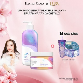   HANNAH OLALA  Sữa Tắm & Tẩy da chết Lux Mood Library Peaceful Galaxy 470g 360g 