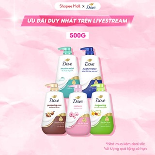   LIVE  Sữa Tắm Serum Dove Pro-Ceramide Giúp Da Đàn Hồi Và Căng Bóng chai 500g 900g 