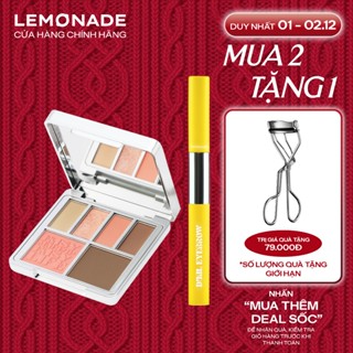  Combo Lemonade Bảng phấn mắt đa năng Aesthetic Multi-task Palette 10.8g và Chì kẻ mày 2 đầu Dual Eyebrow 2.75g 
