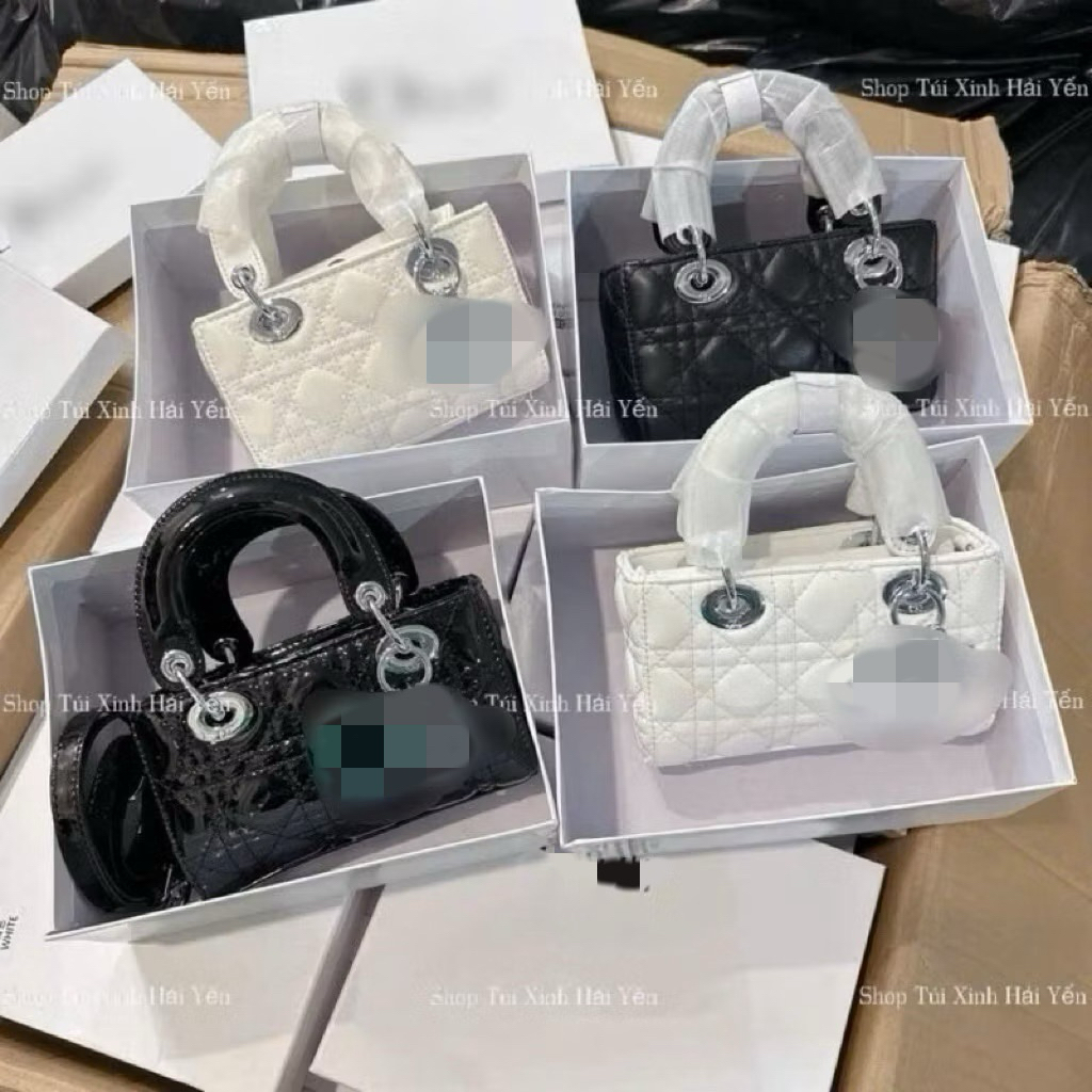 túi xách nữ túi đeo chéo cầy tay  dáng dài tang bạc da bóng và da gạo kiểu dáng thời trang dễ thương cute