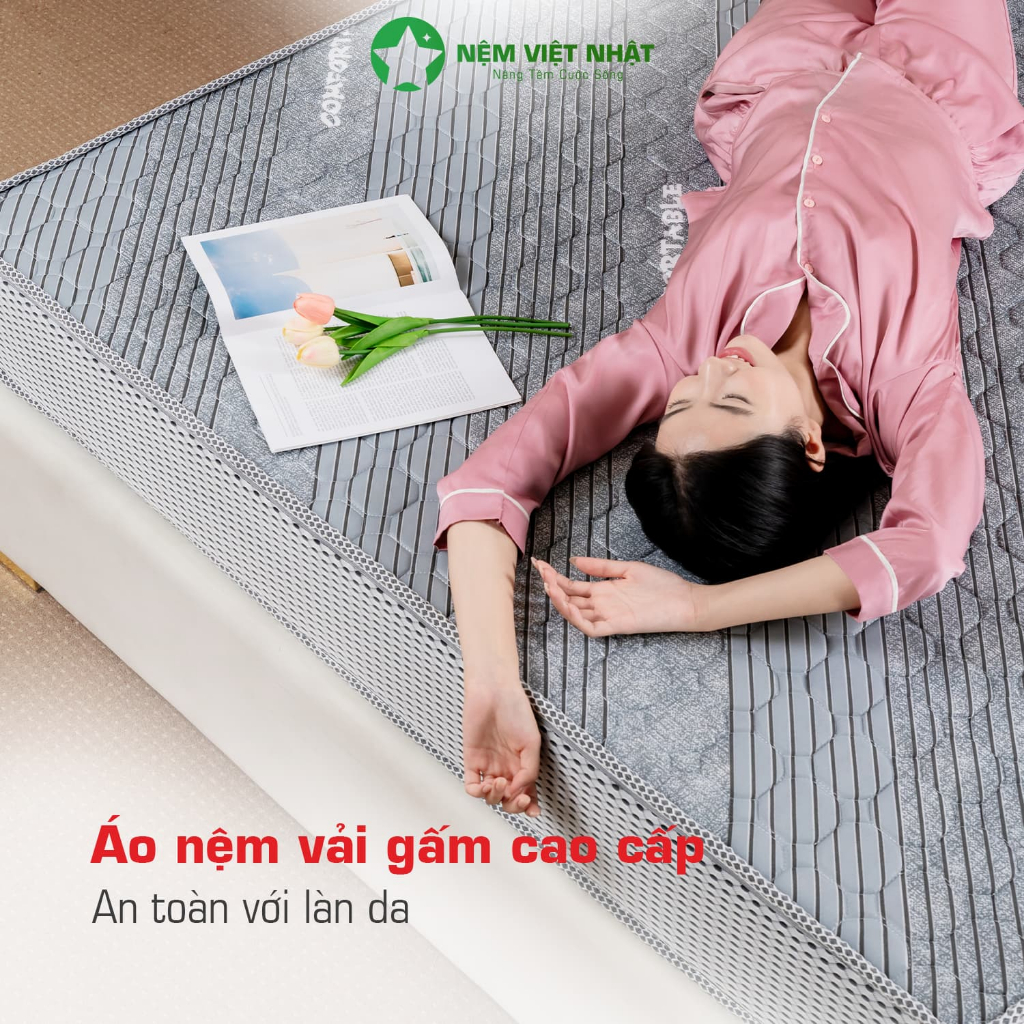 Nệm Foam Việt Nhật Nano - Nâng Đỡ, Định Hình Tối Ưu - Bảo Hành 10 Năm - Đầy Đủ Kích Thước | BigBuy360 - bigbuy360.vn