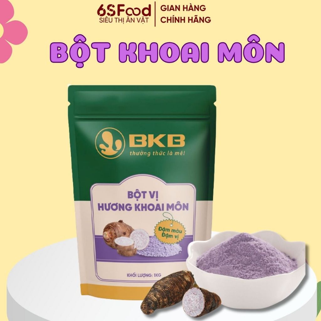 Bột Khoai Môn pha Trà sữa, làm Mochi, làm Bánh... 200gr - 6SFOOD