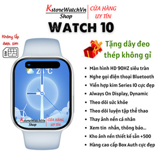  Đồng Hồ Thông Minh Watch 10 Series 10 Nam Nữ Nghe Gọi Thay Ảnh Cá Nhân Dynamic Kháng Nước 